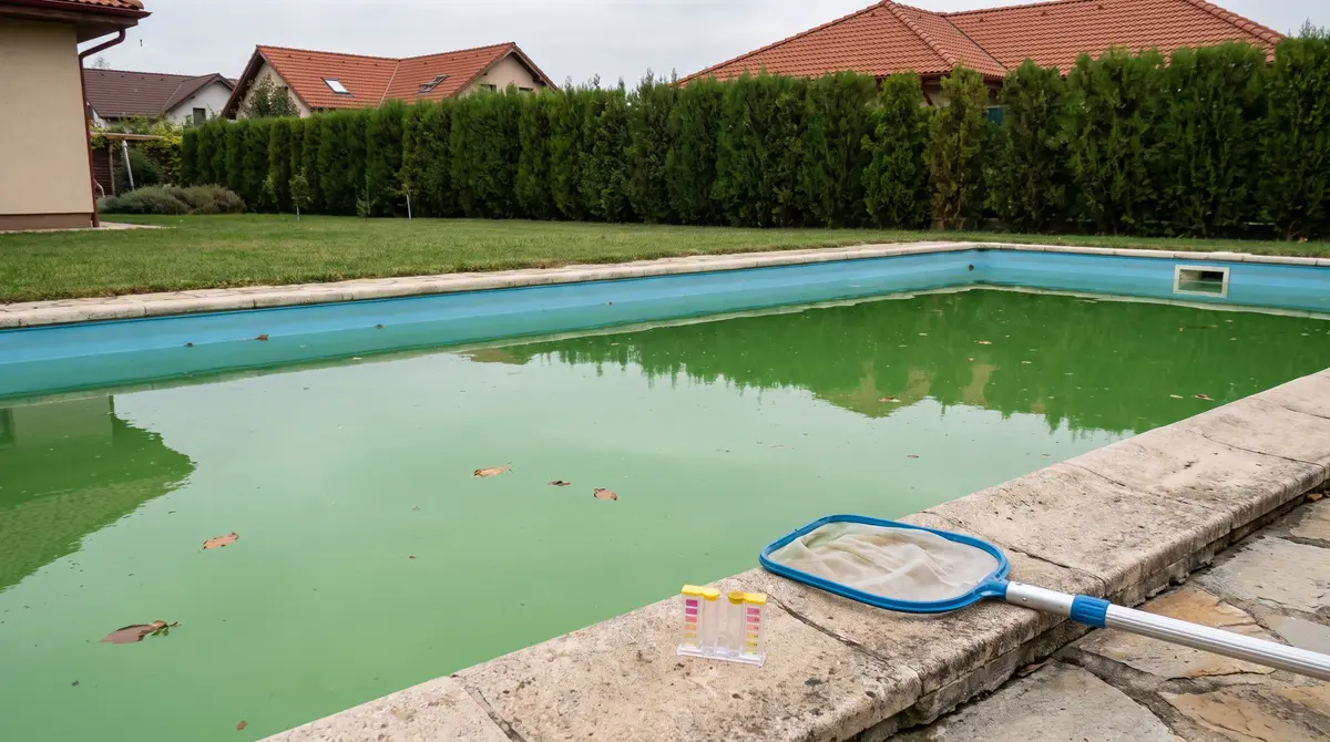 Apa Verde în Piscină – Ghid Practic de Recuperare în 5 Zile